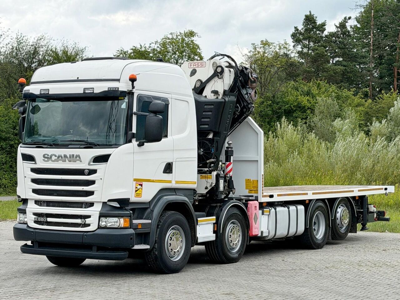 Scania R 580 * PLATFORM 8,40m * FASSI F660 + FUNK * 8x4 - Автоманипулятор: фото 4 Scania R 580 * PLATFORM 8,40m * FASSI F660 + FUNK * 8x4 - Автоманипулятор: фото 4