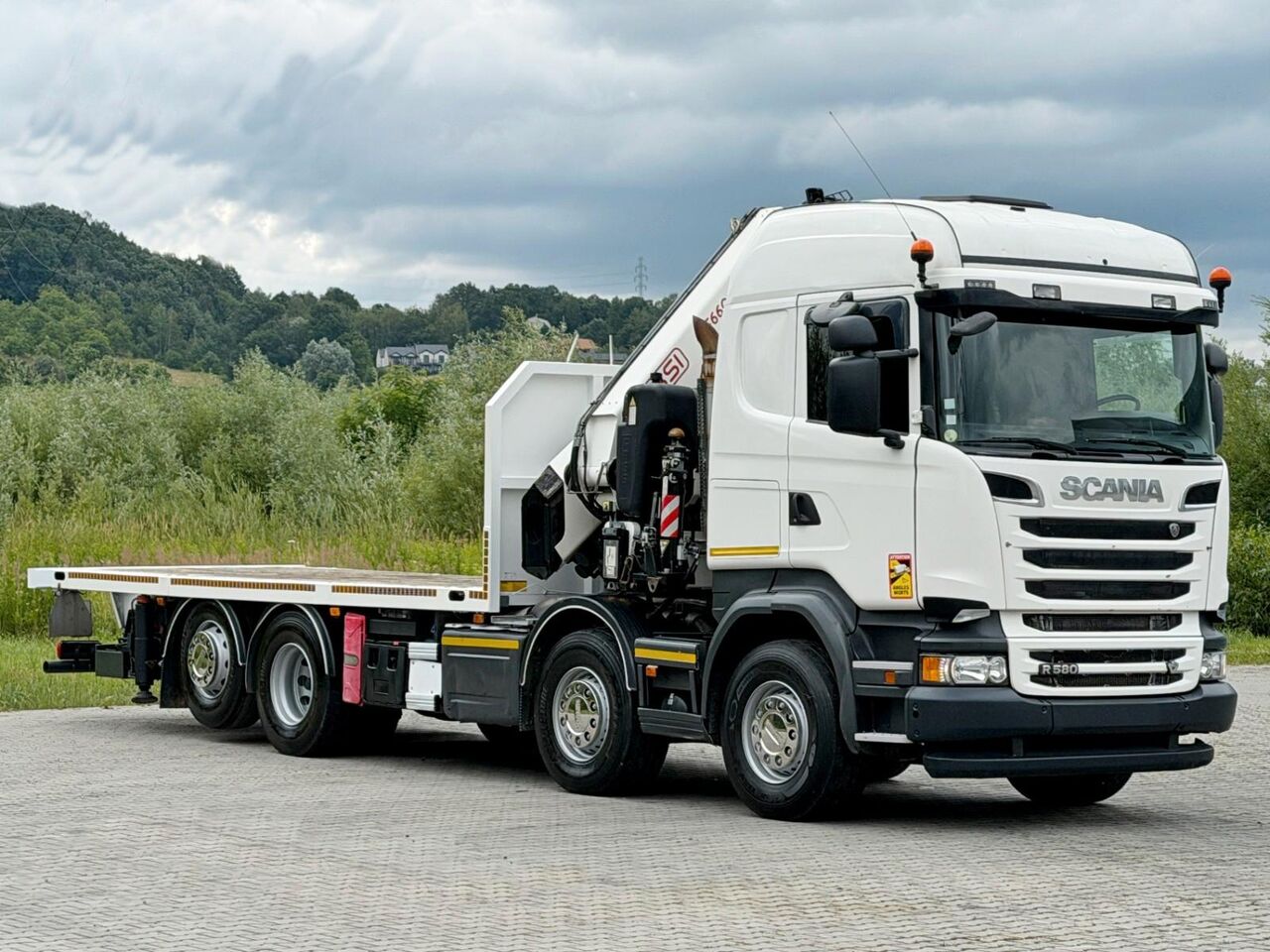 Scania R 580 * PLATFORM 8,40m * FASSI F660 + FUNK * 8x4 - Автоманипулятор: фото 3 Scania R 580 * PLATFORM 8,40m * FASSI F660 + FUNK * 8x4 - Автоманипулятор: фото 3