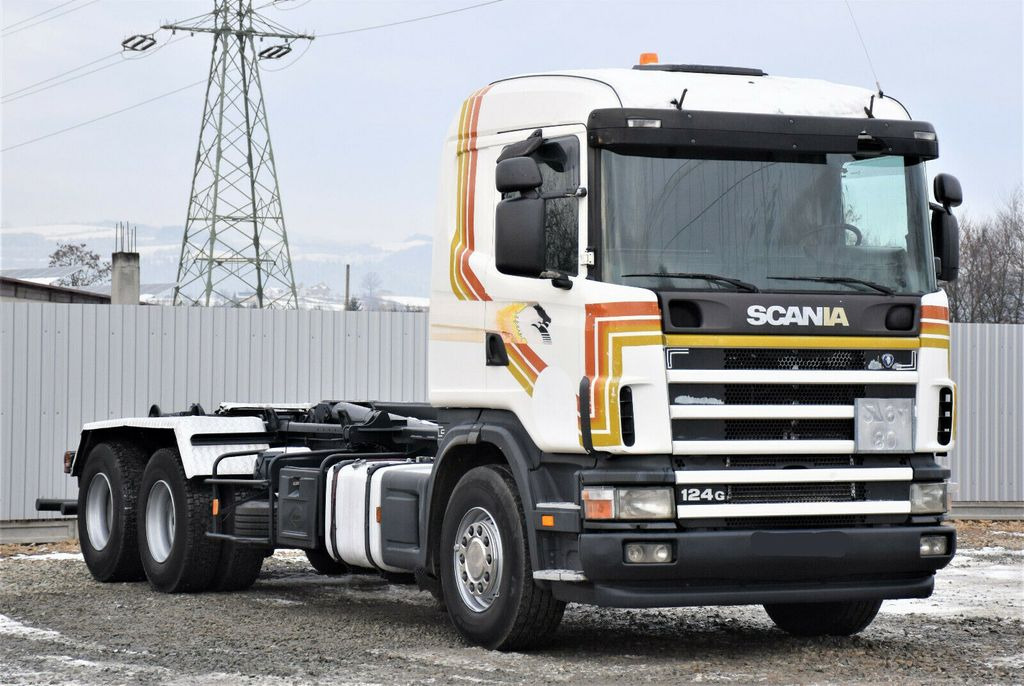Scania R124 470 Abrollkipper *6x2* Top Zustand ! - Крюковой мультилифт: фото 3 Scania R124 470 Abrollkipper *6x2* Top Zustand ! - Крюковой мультилифт: фото 3