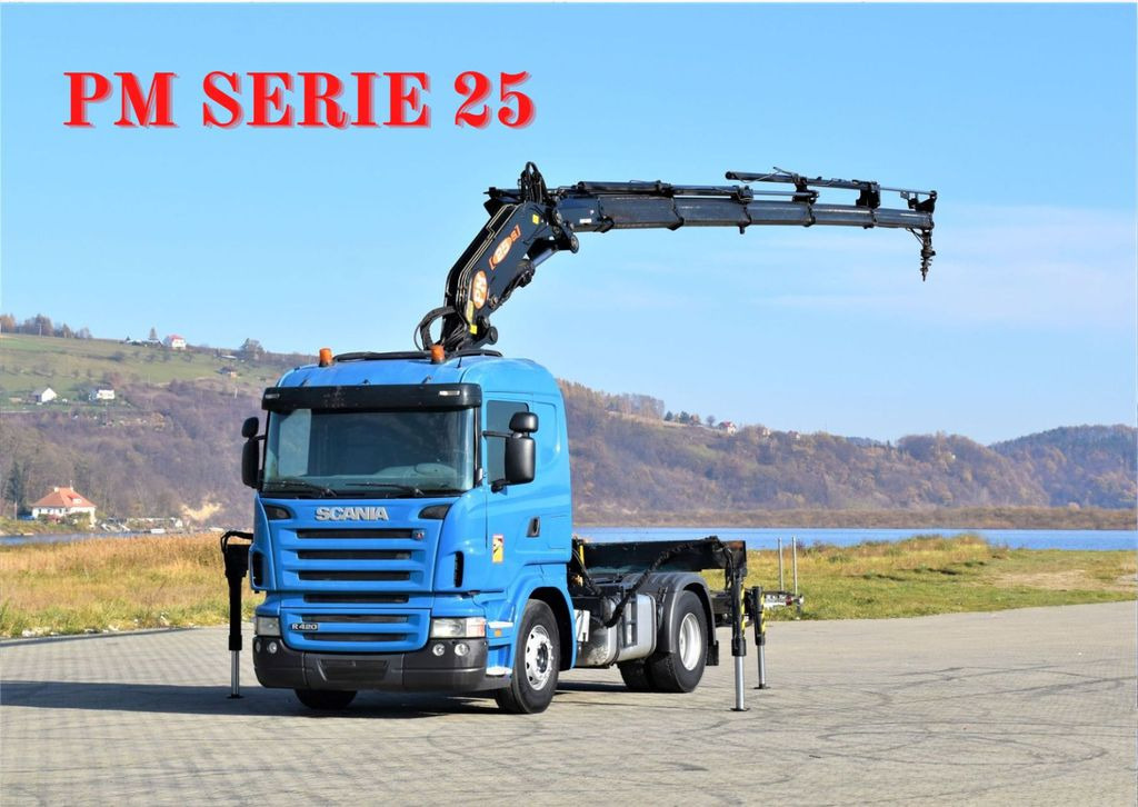 Scania R420 * Sattelzugmaschine + PM SERIE 25/FUNK *TOP - Автоманипулятор: фото 1 Scania R420 * Sattelzugmaschine + PM SERIE 25/FUNK *TOP - Автоманипулятор: фото 1