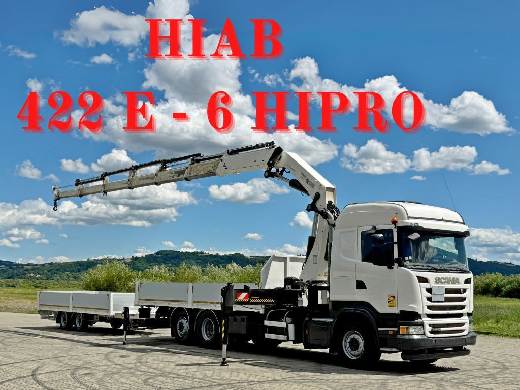 Scania R440 * HIAB 422 E-6 HIPRO + FUNK + Anhänger!*TOP - Автоманипулятор: фото 1 Scania R440 * HIAB 422 E-6 HIPRO + FUNK + Anhänger!*TOP - Автоманипулятор: фото 1