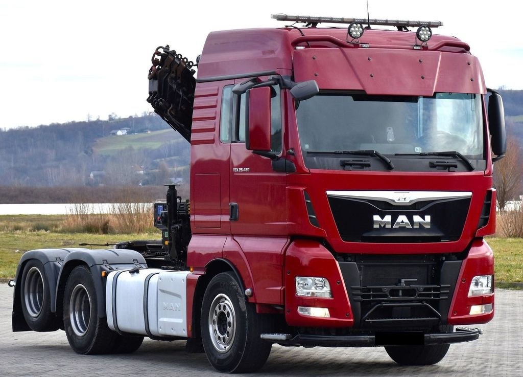MAN TGX 28.480 Sattelzugmaschine + HMF 2120 K5/FUNK - Тягач: фото 3 MAN TGX 28.480 Sattelzugmaschine + HMF 2120 K5/FUNK - Тягач: фото 3