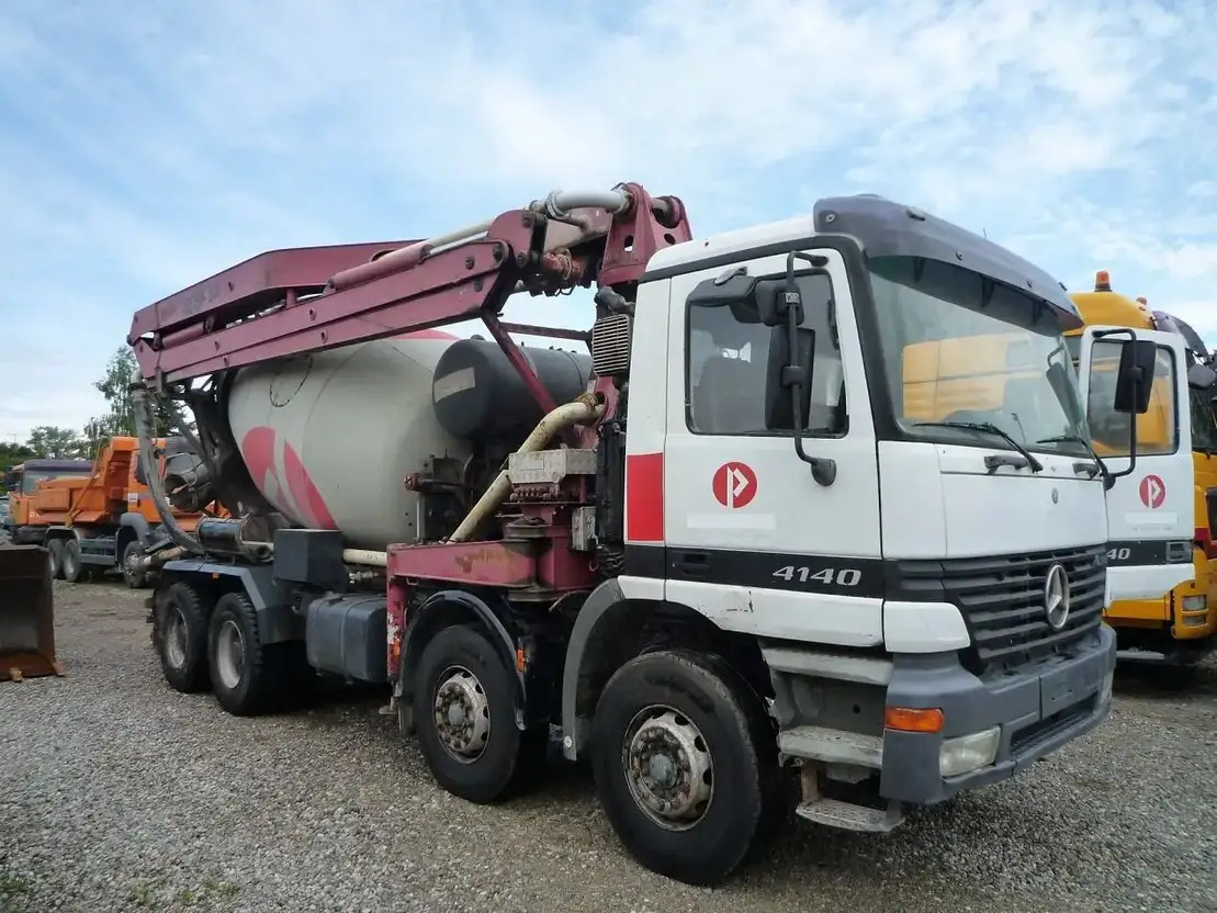 Mercedes-Benz Actros 4141 - Автобетононасос-смеситель: фото 2 Mercedes-Benz Actros 4141 - Автобетононасос-смеситель: фото 2