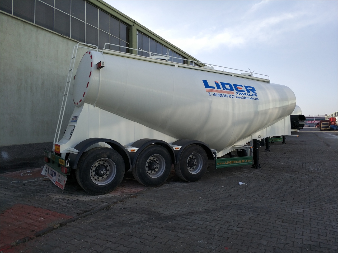 Новый Полуприцеп-цистерна для транспортировки цемента LIDER 2024 MODEL NEW CEMENT TANKER: фото 13