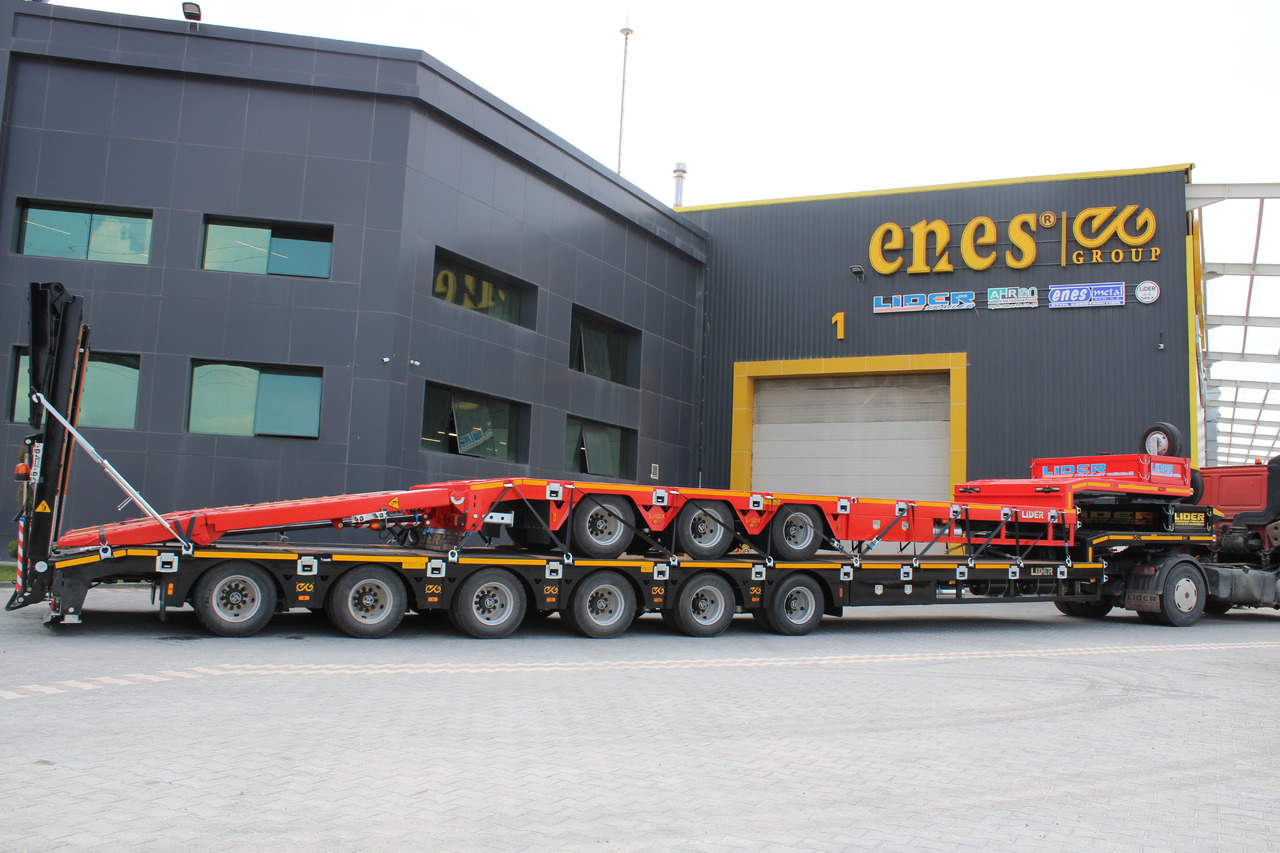 Новый Низкорамный полуприцеп LIDER 2025 model 150 Tons capacity Lowbed semi trailer: фото 6