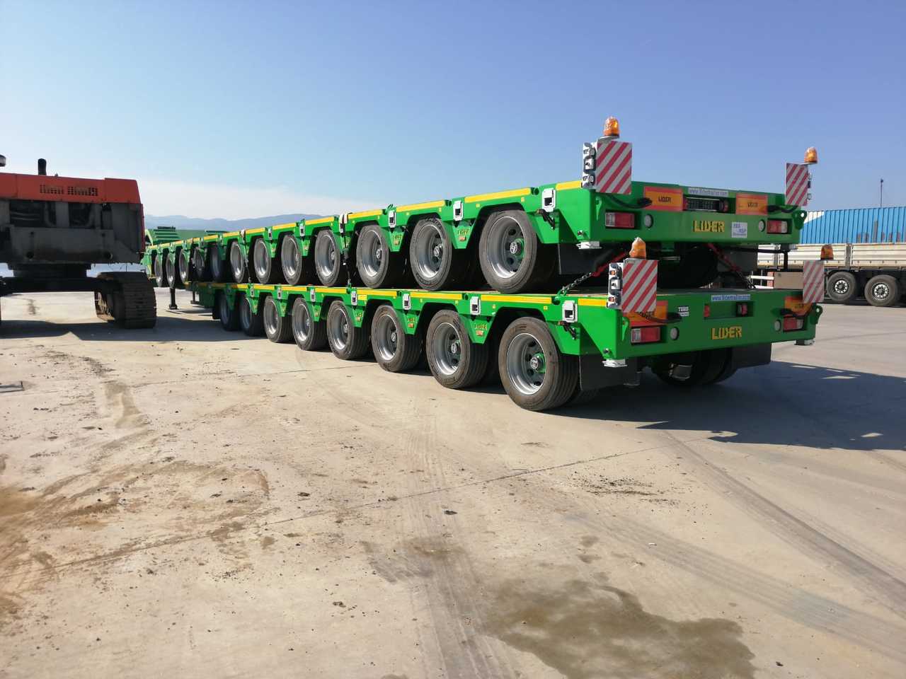 Новый Низкорамный полуприцеп для транспортировки тяжёлой техники LIDER LIDER NEW 2025 MODEL Lowbed: фото 6