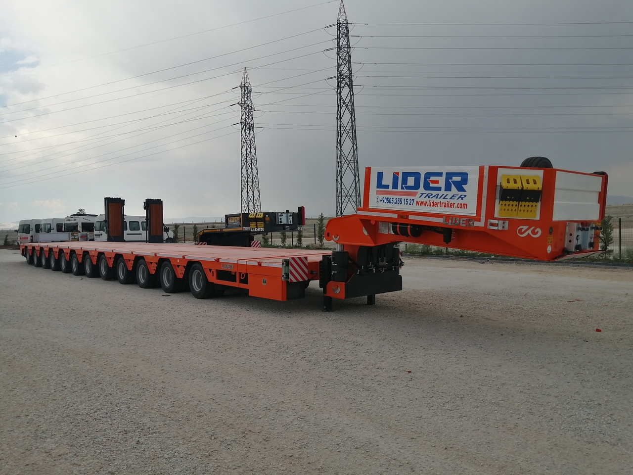 Новый Низкорамный полуприцеп для транспортировки тяжёлой техники LIDER LIDER NEW 2025 MODEL Lowbed: фото 12