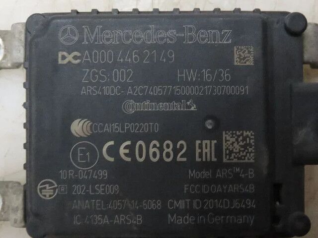 Continental Electrical System Radar sensor MB MP4 - Сенсор для Грузовиков: фото 2 Continental Electrical System Radar sensor MB MP4 - Сенсор для Грузовиков: фото 2