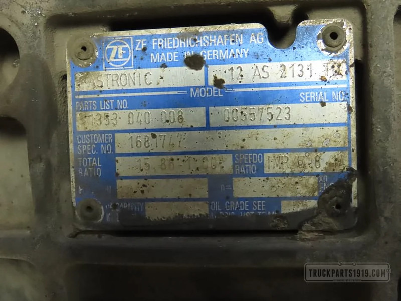 DAF Gearbox & Clutch Parts Versnellingsbak 12AS2131TD DAF - Коробка передач для Грузовиков: фото 3 DAF Gearbox & Clutch Parts Versnellingsbak 12AS2131TD DAF - Коробка передач для Грузовиков: фото 3