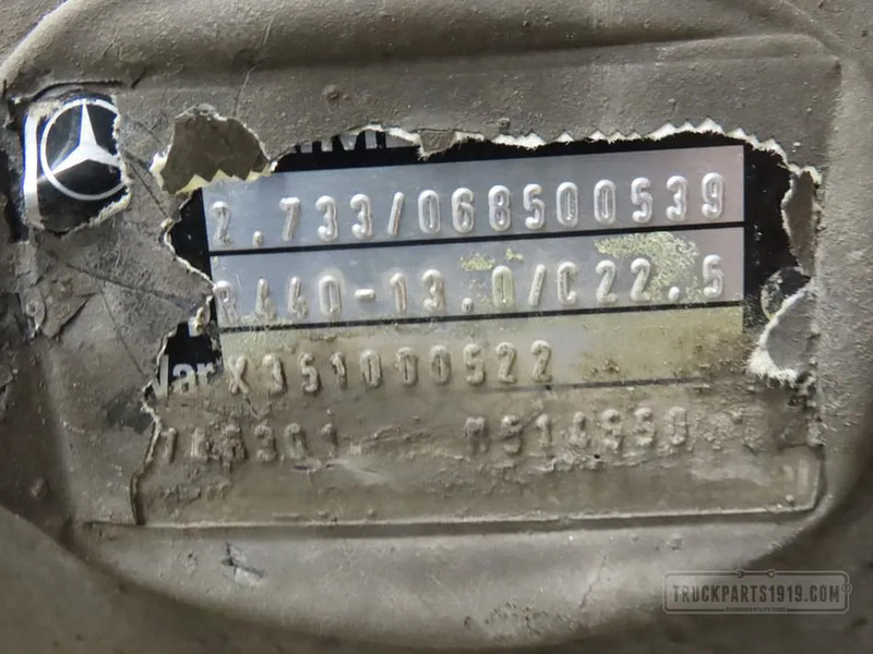 Mercedes-Benz 0003504303 Differentieel R440 R=2.733 MB - Дифференциал для Грузовиков: фото 3 Mercedes-Benz 0003504303 Differentieel R440 R=2.733 MB - Дифференциал для Грузовиков: фото 3