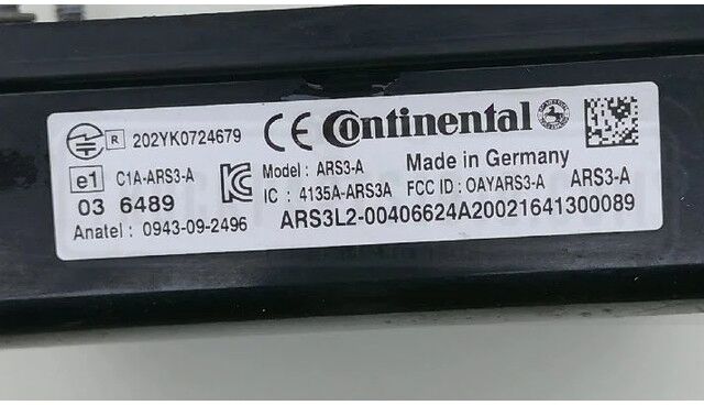 Mercedes-Benz Electrical System Radar sensor MB MP4 - Сенсор для Грузовиков: фото 2 Mercedes-Benz Electrical System Radar sensor MB MP4 - Сенсор для Грузовиков: фото 2