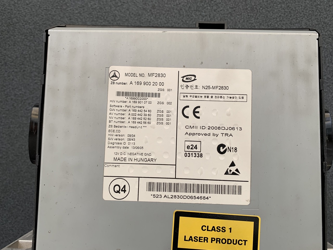 RADIO CD MERCEDES SPRINTER 906 MF2830 - Система навигации для Лёгких коммерческих автомобилей: фото 2 RADIO CD MERCEDES SPRINTER 906 MF2830 - Система навигации для Лёгких коммерческих автомобилей: фото 2