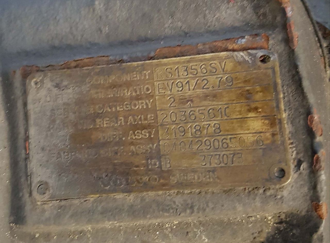 RS1356SV VOLVO DIFFERENTIAL RS/RSS1356SV EV91 RATIO 2.79 - Дифференциал для Грузовиков: фото 4 RS1356SV VOLVO DIFFERENTIAL RS/RSS1356SV EV91 RATIO 2.79 - Дифференциал для Грузовиков: фото 4