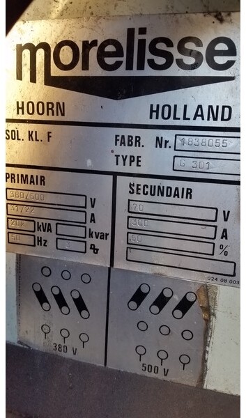 Morelisse Arcmaster 503S - Сварочное оборудование: фото 4 Morelisse Arcmaster 503S - Сварочное оборудование: фото 4