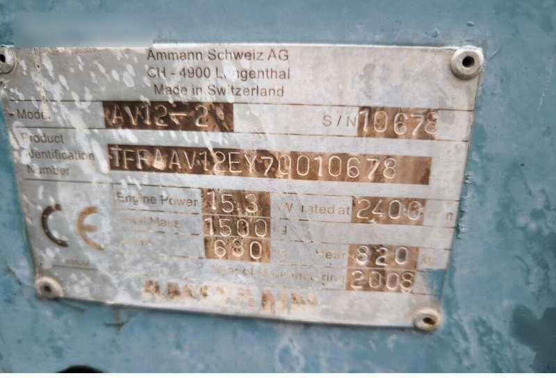 Каток Ammann AV-12-2 - Mini road roller: фото 15