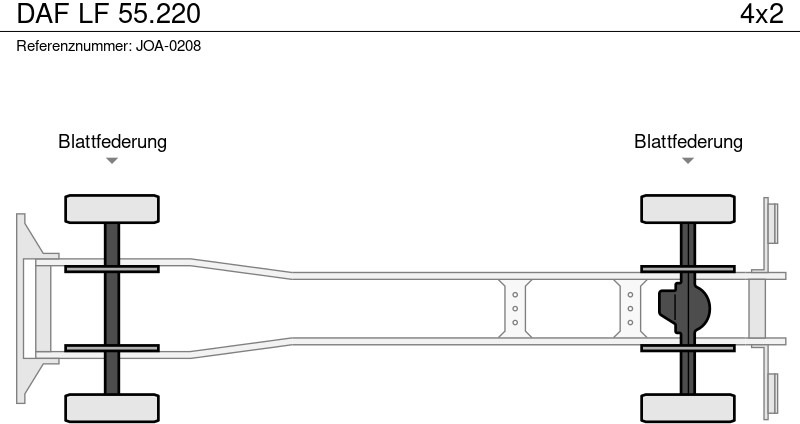 DAF LF 55.220 - Грузовик бортовой/ Платформа, Автоманипулятор: фото 2 DAF LF 55.220 - Грузовик бортовой/ Платформа, Автоманипулятор: фото 2