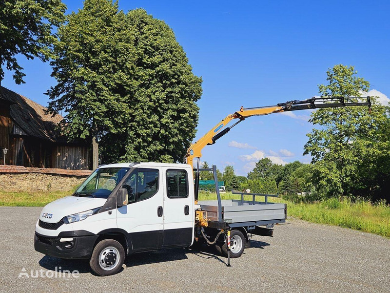 Iveco Daily 35c-15 Doka flatbed + crane Effer - Малотоннажный бортовой грузовик, Грузопассажирский фургон: фото 4 Iveco Daily 35c-15 Doka flatbed + crane Effer - Малотоннажный бортовой грузовик, Грузопассажирский фургон: фото 4