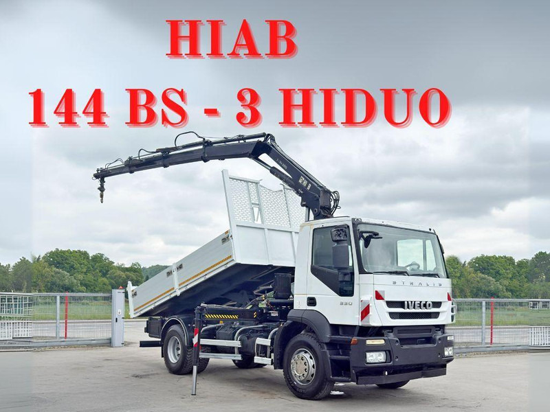 Iveco STRALIS 330 *HIAB 144 BS-3 HIDUO* TOPZUSTAND - Самосвал, Автоманипулятор: фото 1 Iveco STRALIS 330 *HIAB 144 BS-3 HIDUO* TOPZUSTAND - Самосвал, Автоманипулятор: фото 1
