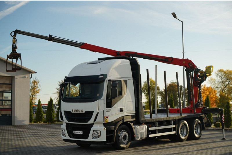 Iveco STRALIS 560 / 6X4 / DO DREWNA / DO DRZEWA / DO LASU / HDS PALFIN - Лесовоз, Автоманипулятор: фото 2 Iveco STRALIS 560 / 6X4 / DO DREWNA / DO DRZEWA / DO LASU / HDS PALFIN - Лесовоз, Автоманипулятор: фото 2