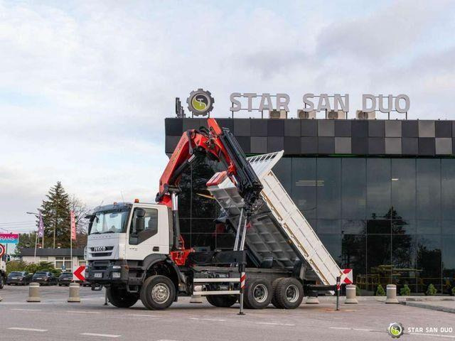 Iveco TRAKKER 360 6x6 PALFINGER PK 36002 Crane Kipper - Самосвал, Автоманипулятор: фото 1 Iveco TRAKKER 360 6x6 PALFINGER PK 36002 Crane Kipper - Самосвал, Автоманипулятор: фото 1