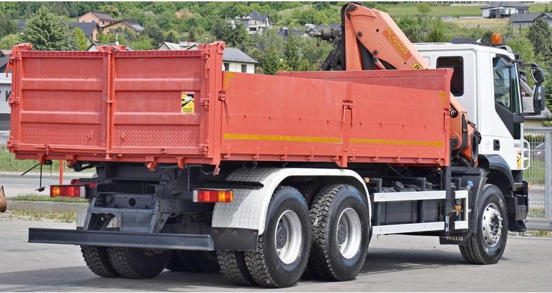 Самосвал, Автоманипулятор Iveco TRAKKER 360 * KIPPER 5,60 m * PK 15500 + FUNK * 6x4: фото 6