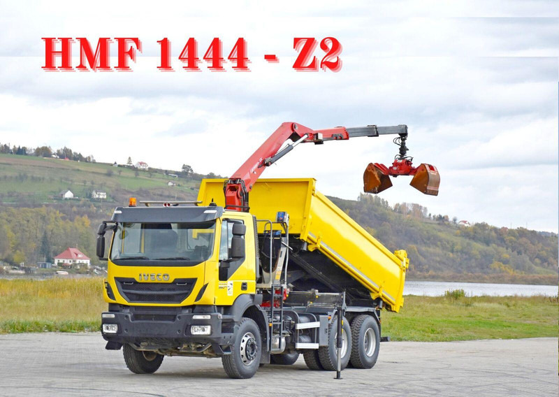 Iveco TRAKKER 360 * Kipper 4,90m* KRAN/FUNK*6x4 - Самосвал, Автоманипулятор: фото 1 Iveco TRAKKER 360 * Kipper 4,90m* KRAN/FUNK*6x4 - Самосвал, Автоманипулятор: фото 1