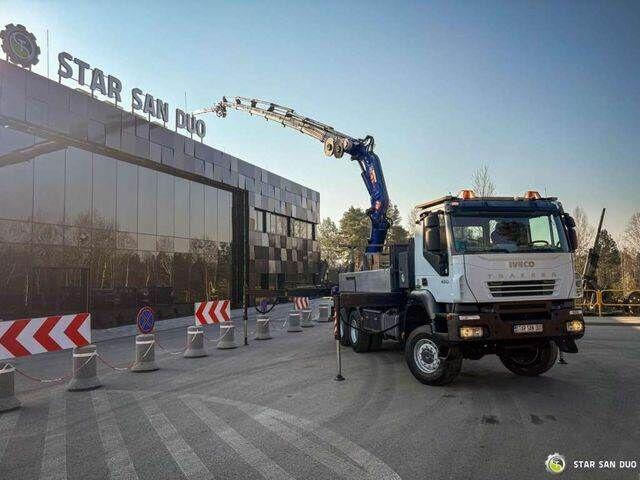 Iveco TRAKKER 450 6x6 PM41S FLY JIB Crane Kipper - Грузовик бортовой/ Платформа, Автоманипулятор: фото 3 Iveco TRAKKER 450 6x6 PM41S FLY JIB Crane Kipper - Грузовик бортовой/ Платформа, Автоманипулятор: фото 3