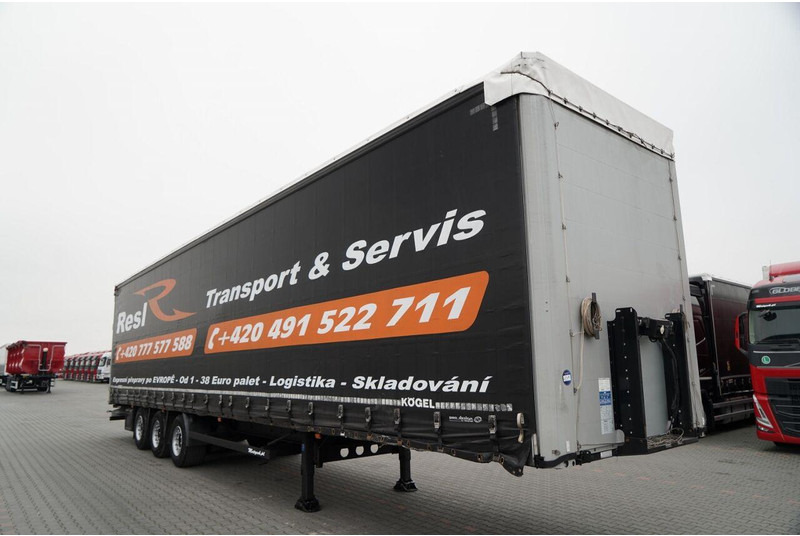 Kögel FIRANKA / MEGA / OŚ PODNOSZONA / OSIE SAF / DACH PODNOSZONY / LO - Тентованный полуприцеп: фото 2 Kögel FIRANKA / MEGA / OŚ PODNOSZONA / OSIE SAF / DACH PODNOSZONY / LO - Тентованный полуприцеп: фото 2