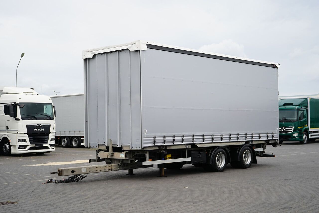 Kögel RUFA / TANDEM / FIRANKA / BDF / 19 PALET / DŁ. 7,7 M / OŚ PODNOS - Тентованный прицеп: фото 1 Kögel RUFA / TANDEM / FIRANKA / BDF / 19 PALET / DŁ. 7,7 M / OŚ PODNOS - Тентованный прицеп: фото 1