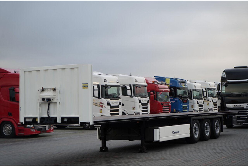 Krone / NACZEPA PLATFORMA / OŚ PODNOSZONA / KOSZ NA PALETY - Полуприцеп бортовой/ Платформа: фото 2 Krone / NACZEPA PLATFORMA / OŚ PODNOSZONA / KOSZ NA PALETY - Полуприцеп бортовой/ Платформа: фото 2