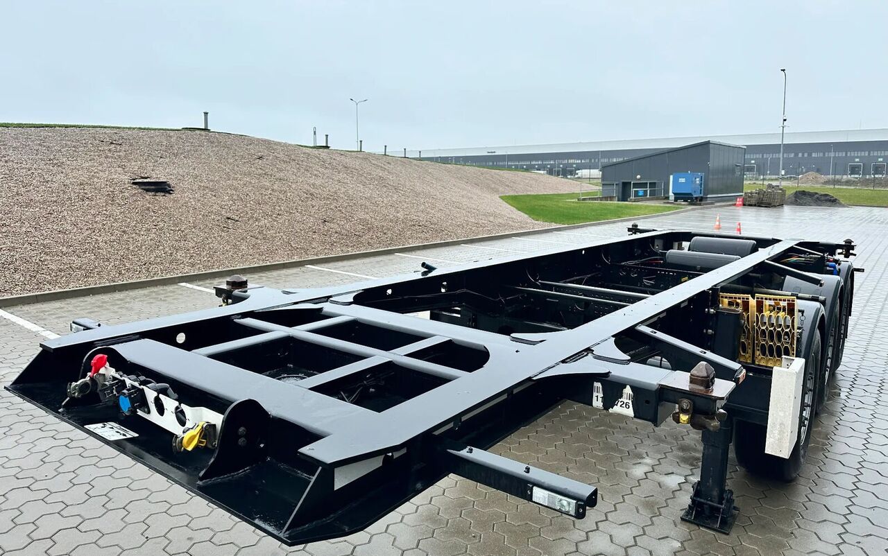 Krone eL20 container chassis - Полуприцеп-контейнеровоз/ Сменный кузов: фото 1 Krone eL20 container chassis - Полуприцеп-контейнеровоз/ Сменный кузов: фото 1
