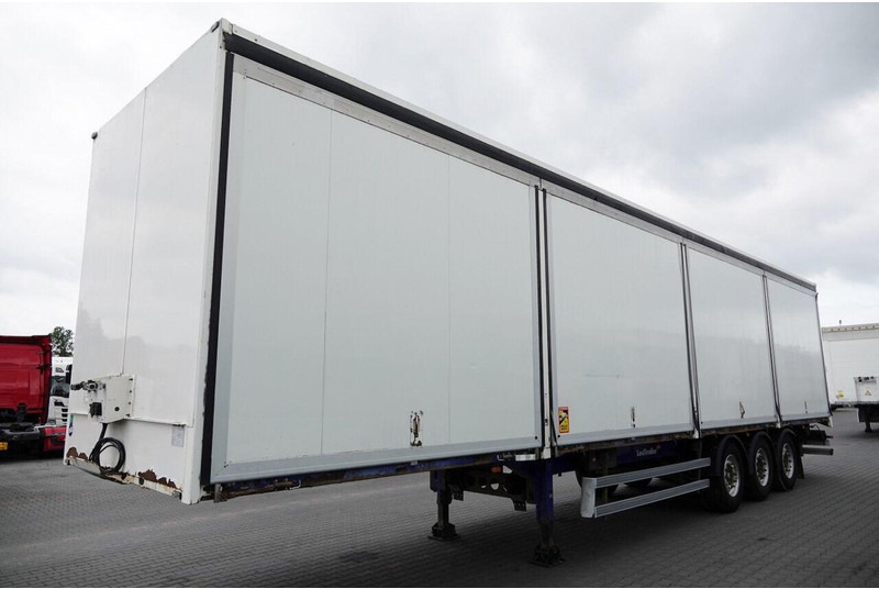 Lecitrailer KONTENER / KOFFER / OTWIERANE BOKI / MOCNA PODŁOGA SZYNA DESKA - Полуприцеп-фургон: фото 4 Lecitrailer KONTENER / KOFFER / OTWIERANE BOKI / MOCNA PODŁOGA SZYNA DESKA - Полуприцеп-фургон: фото 4