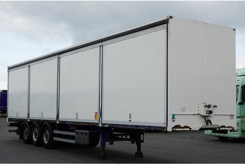 Lecitrailer KONTENER / KOFFER / OTWIERANE BOKI / MOCNA PODŁOGA SZYNA DESKA - Полуприцеп-фургон: фото 1 Lecitrailer KONTENER / KOFFER / OTWIERANE BOKI / MOCNA PODŁOGA SZYNA DESKA - Полуприцеп-фургон: фото 1