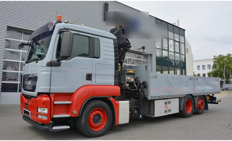 MAN 6,4 m Flatbed + Crane HIAB 211EP 6X2 KRAN HIAB 211EP 6.5m Container Pr - Грузовик бортовой/ Платформа, Автоманипулятор: фото 1 MAN 6,4 m Flatbed + Crane HIAB 211EP 6X2 KRAN HIAB 211EP 6.5m Container Pr - Грузовик бортовой/ Платформа, Автоманипулятор: фото 1