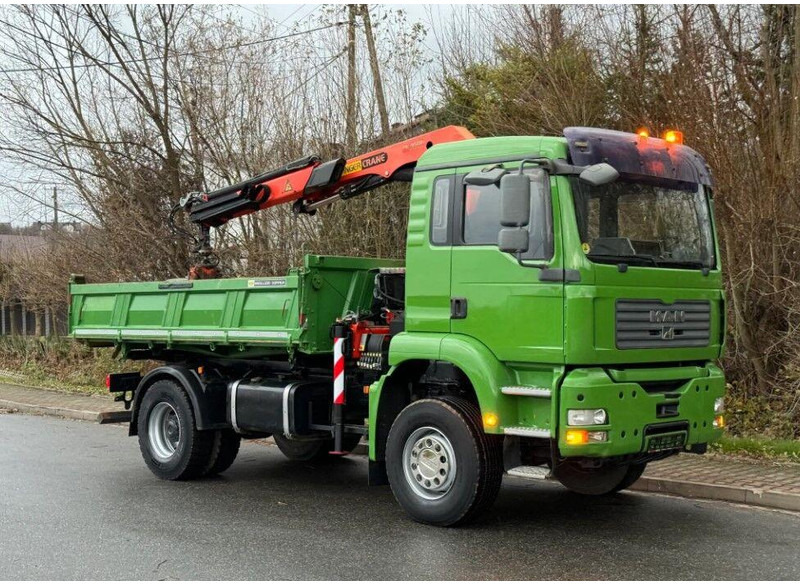 MAN TGA 18.360 Meiller 3-Way Tipper + Crane Palfinger PK 9501 - Самосвал, Автоманипулятор: фото 2 MAN TGA 18.360 Meiller 3-Way Tipper + Crane Palfinger PK 9501 - Самосвал, Автоманипулятор: фото 2