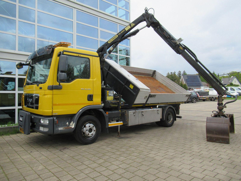 MAN TGL 12.220 4x2 EEV 3-Z. W. Kipper + Palfinger Kr - Грузовик бортовой/ Платформа, Автоманипулятор: фото 3 MAN TGL 12.220 4x2 EEV 3-Z. W. Kipper + Palfinger Kr - Грузовик бортовой/ Платформа, Автоманипулятор: фото 3