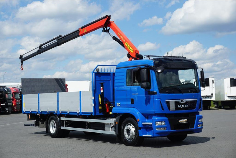 MAN TGM / 18.290 / SKRZYNIOWY + HDS + WINDA / PALFINGER PK 12002 / - Грузовик бортовой/ Платформа, Автоманипулятор: фото 2 MAN TGM / 18.290 / SKRZYNIOWY + HDS + WINDA / PALFINGER PK 12002 / - Грузовик бортовой/ Платформа, Автоманипулятор: фото 2