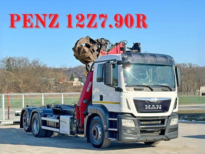 MAN TGS 26.400 Abrollkipper* PENZ 12Z7.90R* TOP - Крюковой мультилифт, Автоманипулятор: фото 1 MAN TGS 26.400 Abrollkipper* PENZ 12Z7.90R* TOP - Крюковой мультилифт, Автоманипулятор: фото 1