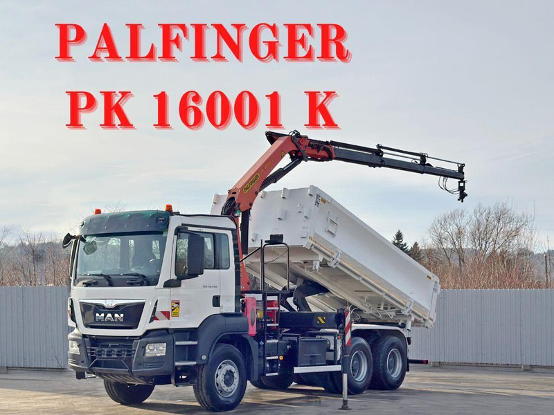 MAN TGS 26.400 * PALFINGER PK 16001 K + FUNK * 6x4 - Грузовик бортовой/ Платформа, Автоманипулятор: фото 1 MAN TGS 26.400 * PALFINGER PK 16001 K + FUNK * 6x4 - Грузовик бортовой/ Платформа, Автоманипулятор: фото 1