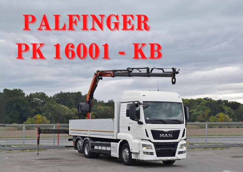 MAN TGS 26.440 * PRITSCHE 6,90 m + PK 16001 - K - Грузовик бортовой/ Платформа, Автоманипулятор: фото 1 MAN TGS 26.440 * PRITSCHE 6,90 m + PK 16001 - K - Грузовик бортовой/ Платформа, Автоманипулятор: фото 1