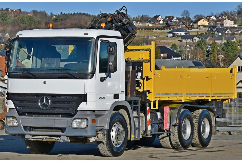 Mercedes-Benz ACTROS 2636 * TEREX 165.2E - A4 + FUNK/6x4 - Самосвал, Автоманипулятор: фото 4 Mercedes-Benz ACTROS 2636 * TEREX 165.2E - A4 + FUNK/6x4 - Самосвал, Автоманипулятор: фото 4