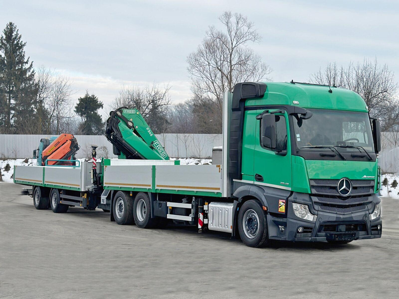 Mercedes-Benz ACTROS 2645 * FASSI F345.24 + FUNK + Anhänger - Грузовик бортовой/ Платформа, Автоманипулятор: фото 3 Mercedes-Benz ACTROS 2645 * FASSI F345.24 + FUNK + Anhänger - Грузовик бортовой/ Платформа, Автоманипулятор: фото 3