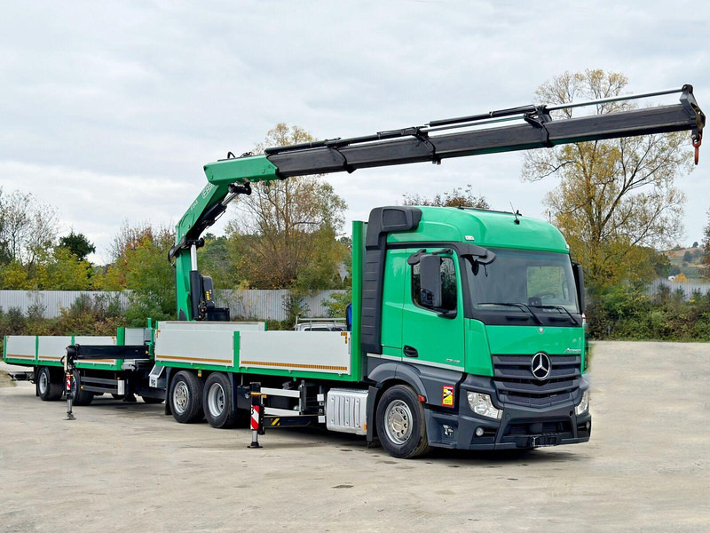Mercedes-Benz ACTROS 2645* FASSI F345 RA 2.4/FUNK+Anhänger - Грузовик бортовой/ Платформа, Автоманипулятор: фото 2 Mercedes-Benz ACTROS 2645* FASSI F345 RA 2.4/FUNK+Anhänger - Грузовик бортовой/ Платформа, Автоманипулятор: фото 2