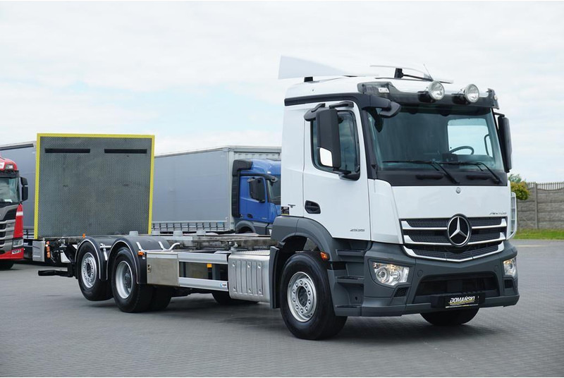 Mercedes-Benz ANTOS / 2535 / ACC / E 6 / BDF + WINDA / 7.15 , 7.45, 7.82 M / O - Грузовик-контейнеровоз/ Сменный кузов: фото 1 Mercedes-Benz ANTOS / 2535 / ACC / E 6 / BDF + WINDA / 7.15 , 7.45, 7.82 M / O - Грузовик-контейнеровоз/ Сменный кузов: фото 1