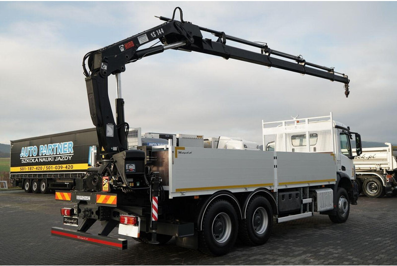 Mercedes-Benz AROCS 2640 / 6x4 / SKRZYNIOWY - 6,5 M / HDS HIAB 144 / wysów: 12 - Грузовик бортовой/ Платформа, Автоманипулятор: фото 4 Mercedes-Benz AROCS 2640 / 6x4 / SKRZYNIOWY - 6,5 M / HDS HIAB 144 / wysów: 12 - Грузовик бортовой/ Платформа, Автоманипулятор: фото 4