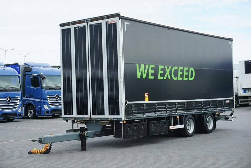 Plandex TANDEM / PRZEJAZDOWA / DŁ. 7,75 M / OS PODNOSZONA - Тентованный прицеп: фото 1 Plandex TANDEM / PRZEJAZDOWA / DŁ. 7,75 M / OS PODNOSZONA - Тентованный прицеп: фото 1