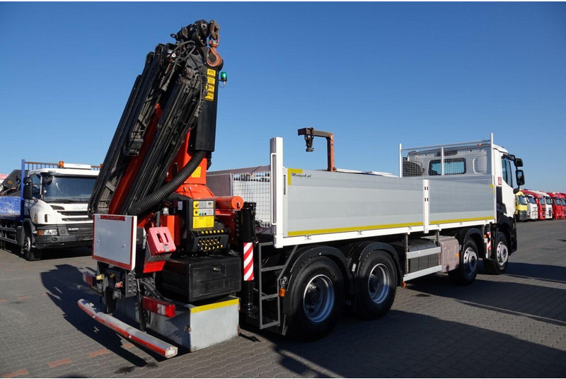 Грузовик бортовой/ Платформа, Автоманипулятор Renault C 430 / 8x4 / SKRZYNIOWY 7 M + HDS PALFINGER 33002 -wysów: 14,5: фото 8