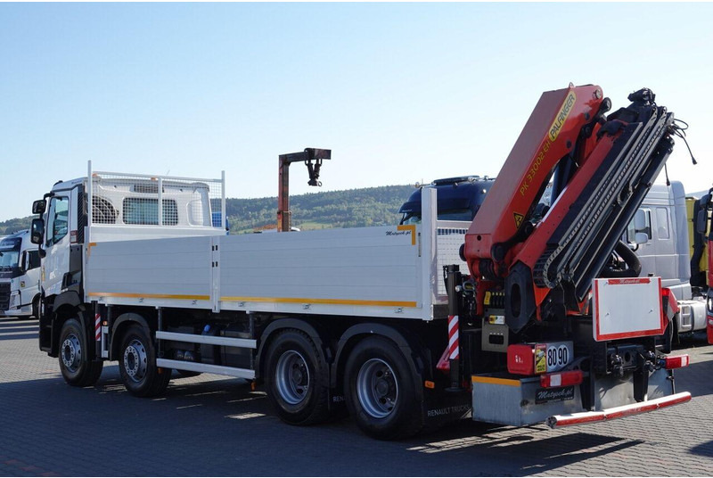 Грузовик бортовой/ Платформа, Автоманипулятор Renault C 430 / 8x4 / SKRZYNIOWY 7 M + HDS PALFINGER 33002 -wysów: 14,5: фото 7