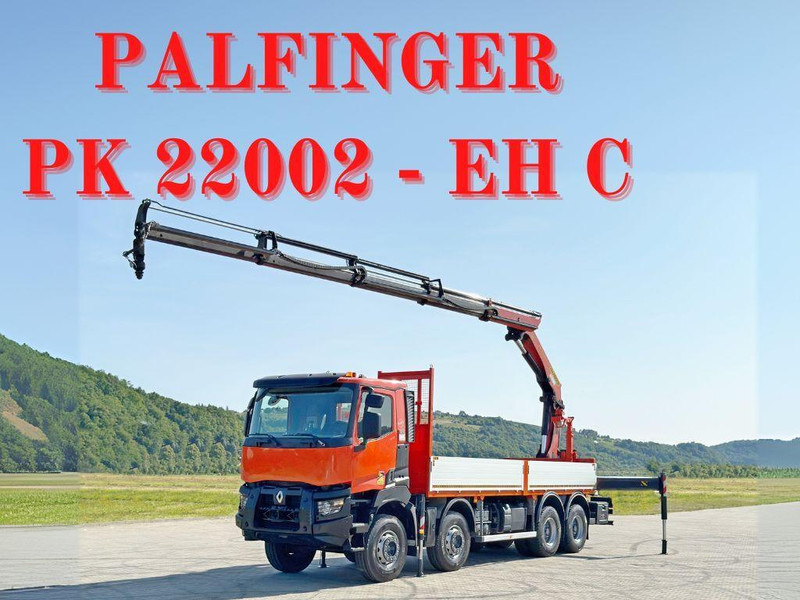 Renault K 430 * PK 22002 - EH C+ FUNK * 8x4 - Грузовик бортовой/ Платформа, Автоманипулятор: фото 1 Renault K 430 * PK 22002 - EH C+ FUNK * 8x4 - Грузовик бортовой/ Платформа, Автоманипулятор: фото 1