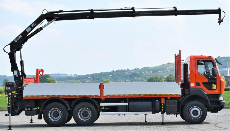 Renault KERAX 410 * HIAB 144 B-3 HIDUO / 6x4 * TOP - Грузовик бортовой/ Платформа, Автоманипулятор: фото 5 Renault KERAX 410 * HIAB 144 B-3 HIDUO / 6x4 * TOP - Грузовик бортовой/ Платформа, Автоманипулятор: фото 5